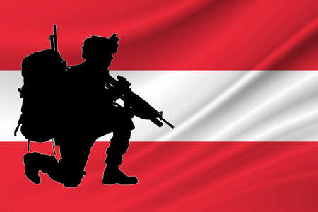 Independence Day Austria. Military of Austria. Day of Remembrance of the Fallen Soldiers Austria.の写真素材