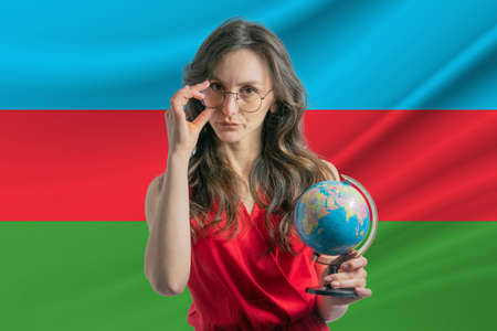Teachers Day in Azerbaijan. Education Day in Azerbaijan. Celebrating International Teachers' Day.の写真素材