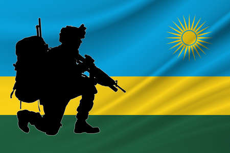 Independence Day Rwanda. Military of Rwanda. Day of Remembrance of the Fallen Soldiers Rwanda.の写真素材