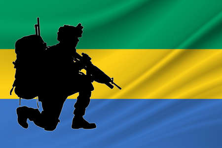 Independence Day Gabon. Military of Gabon. Day of Remembrance of the Fallen Soldiers Gabon.の写真素材