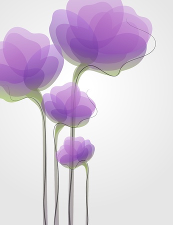 Flowers. Colorful backgroundsのイラスト素材