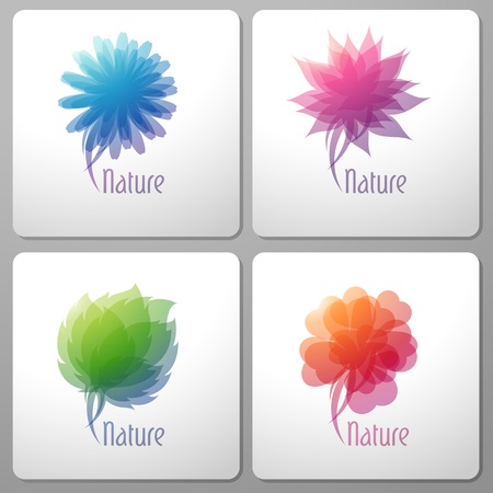Nature. Elements for design. Vector illustration.のイラスト素材