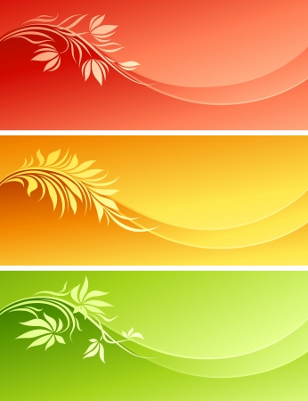 Abstract floral design. Vector illustration.のイラスト素材