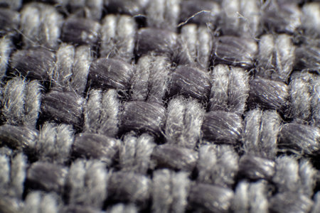 Close-up view of silk frabric.Super macro.の写真素材