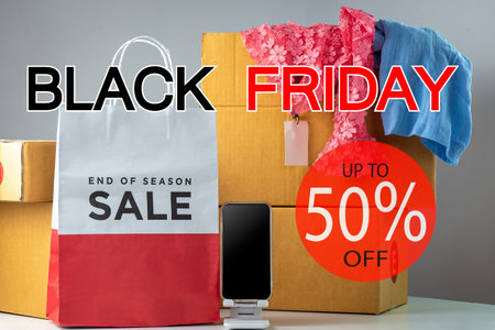 Layout design for a Black Friday sale banner