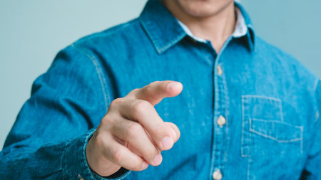 Using hands in various postures12の写真素材