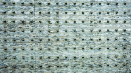 Concrete wall masonry in order