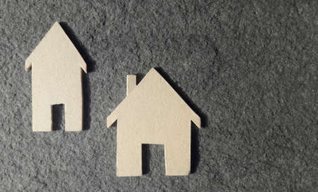 Buying and selling home for businessの写真素材