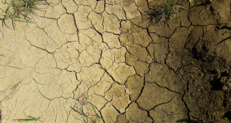 Too arid soil, drought and risk of desertification