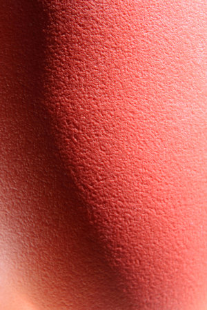 Red plastic object for decor or background