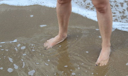 Walk to the sea in summer - holidays