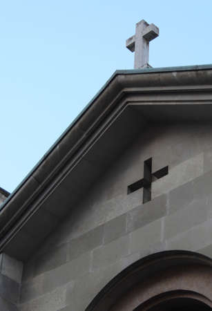 Cross symbol of the Christian religionの写真素材