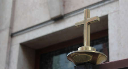 Cross symbol of the Christian religionの写真素材