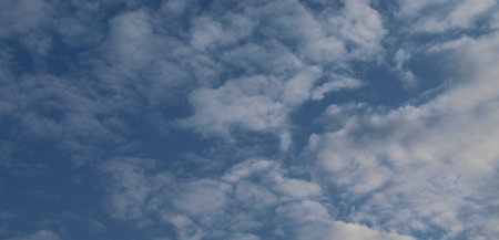 Sky and clouds in spring