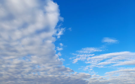Sky and clouds in the summer