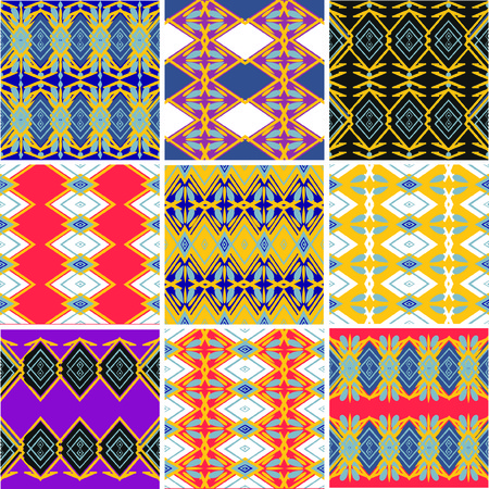 ornament, sample, pattern, background, geometrical, abstract, ethnic, national, primitive,のイラスト素材