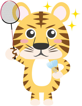 Sports, Glitter, Badminton, Toraのイラスト素材