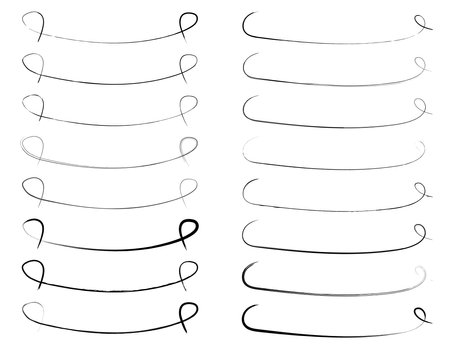 Hand-drawn decorative illustration that can be used for headlines and titlesのイラスト素材