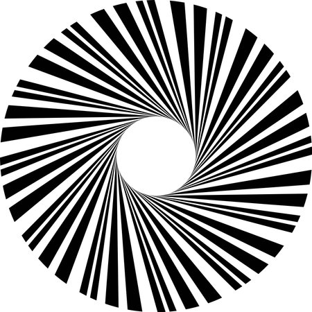 Illustration of a round concentrated line that looks like it will be sucked inのイラスト素材
