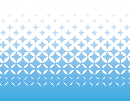 Blue gradient background with sparkling starsのイラスト素材