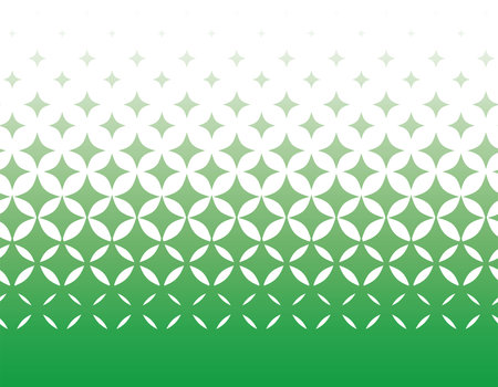 Green gradient background with sparkling starsのイラスト素材