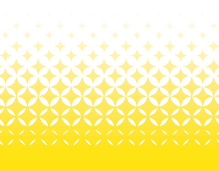 Yellow gradient background with sparkling starsのイラスト素材