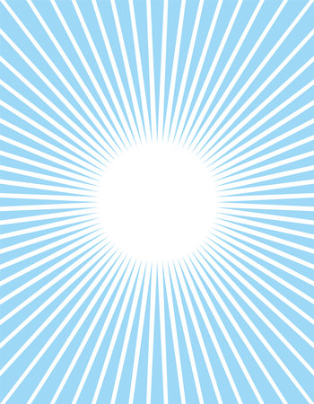 Vertical blue concentrated line background frame illustrationのイラスト素材