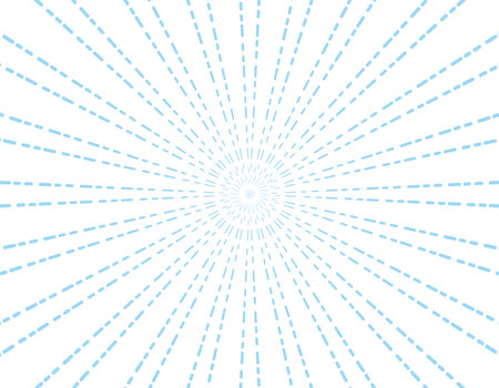 Blue dashed concentrated line background material wallpaperのイラスト素材