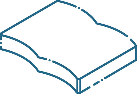 Simple isometric book, notebook illustrationのイラスト素材
