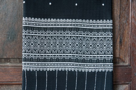 pattern of thai hand made fabricの写真素材