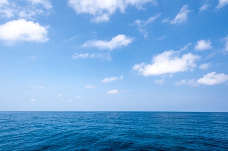 abstract background from the blue sky with white cloudsの写真素材