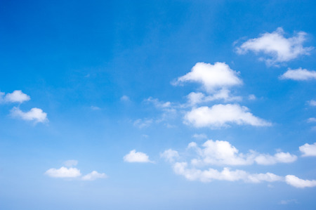 abstract background from the blue sky with white cloudsの写真素材