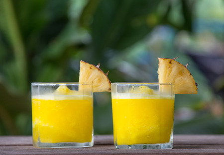 pineapple smoothieの写真素材