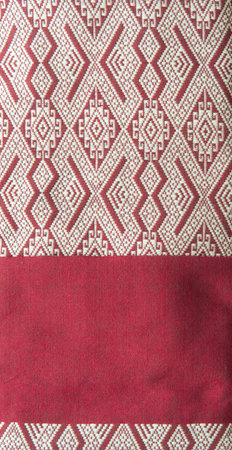 Thai silk ,The model produced by hand.