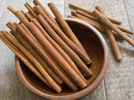 Cinnamon sticks as a spice that has many benefitsの写真素材
