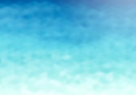 Blurred nature background. Background with beaches, turquoise waters and white clouds, and a bright...