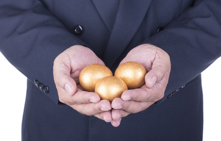 Symbol of male business is introducing a better return on investment.の写真素材