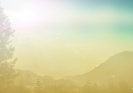 Blurred nature, abstract bokeh background.Summer holiday concept.の写真素材