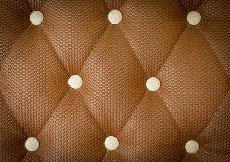 Old brown leather background in vintage style.の写真素材