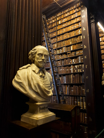 Trinity College Library Bustのeditorial素材
