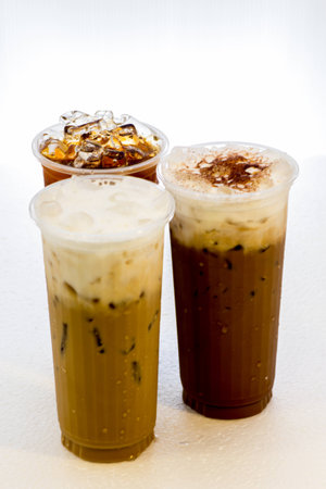 ice coffeeの写真素材