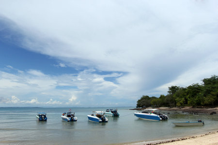 speedboatsの写真素材