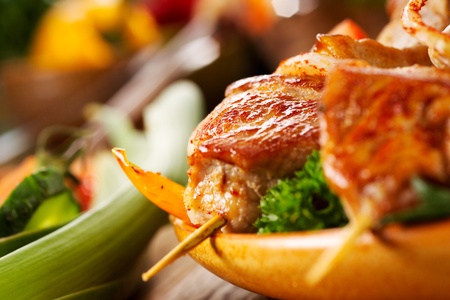 Roasted meatの写真素材