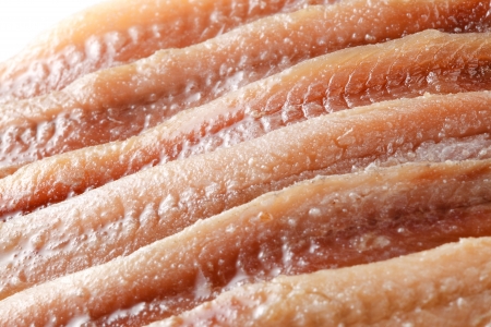 Anchovy pickled  food backgroundの写真素材
