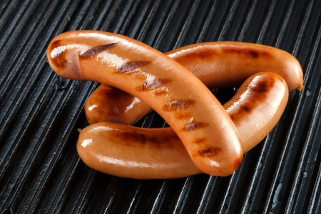 sausages bbqの写真素材