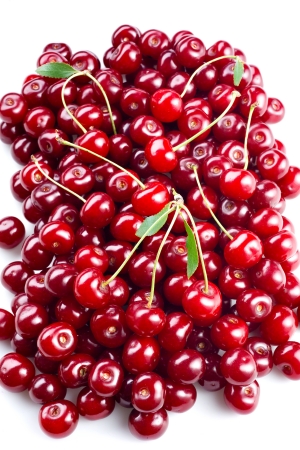 cherry backgroundの写真素材
