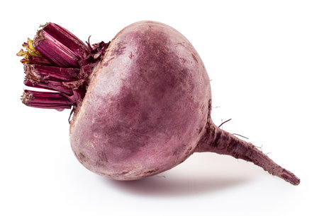 Fresh beetroot isolated on white background