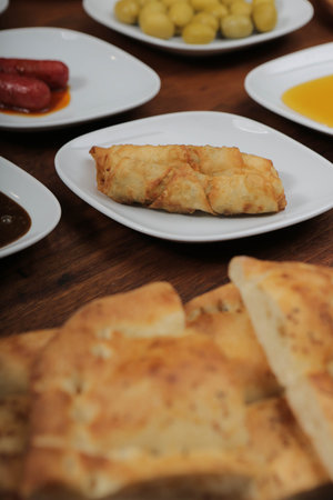 Rich and delicious Turkish breakfast