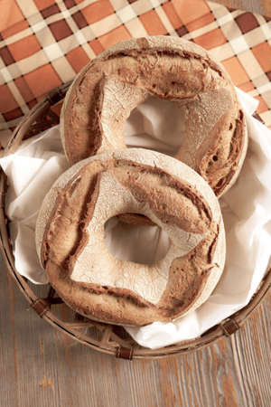 delicious natural aesthetic baked breadの写真素材