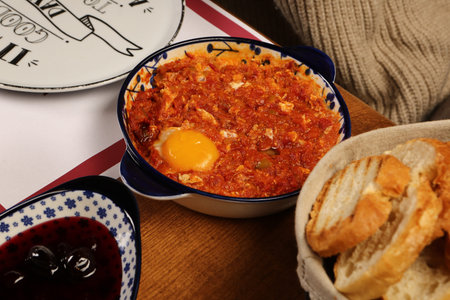 Rich and delicious Turkish breakfast